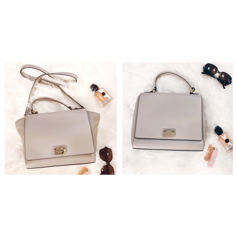 Kate Spade Two-Way Taupe Handbag